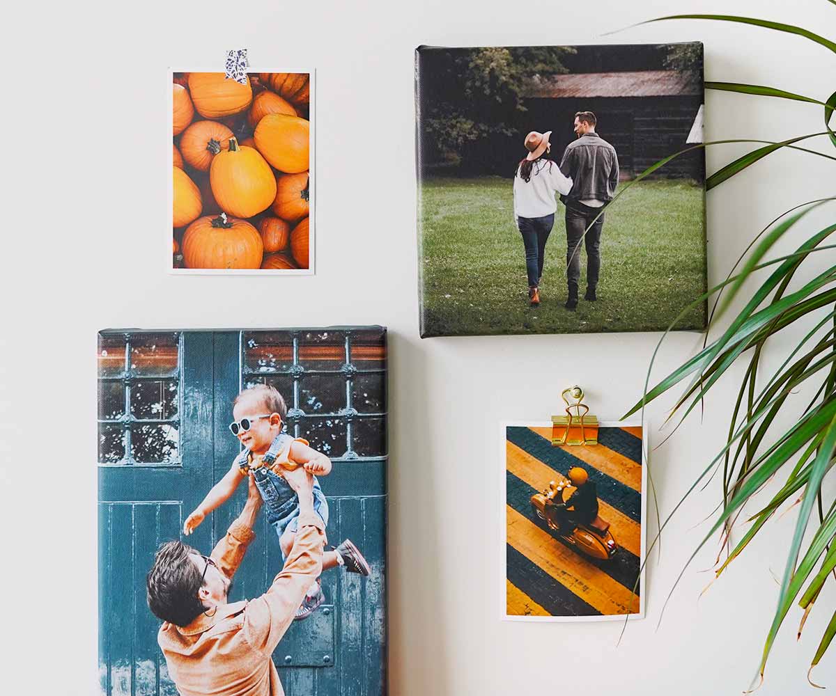 Fotosienas ar kanvām